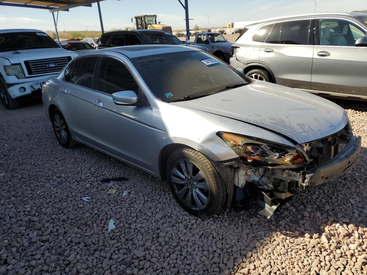 2011 Honda Accord VIN 1HGCP2F75BA033857 Copart auction photo, all over / front end damage thumbnail 4