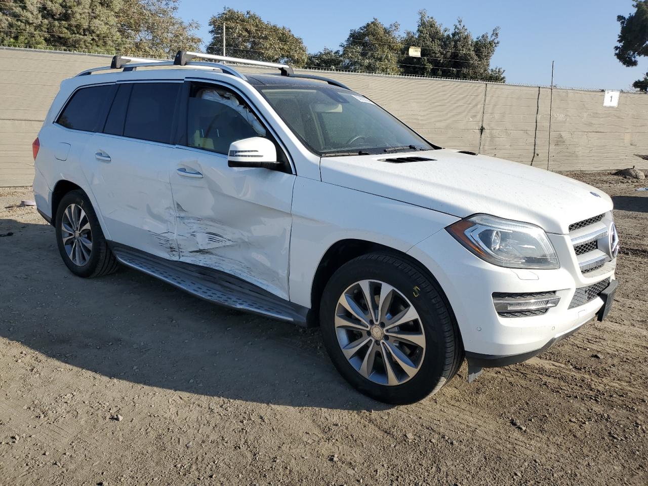 2016 Mercedes-Benz GL-klasse VIN 4JGDF6EE1GA712752 Copart auction photo, side damage thumbnail 4