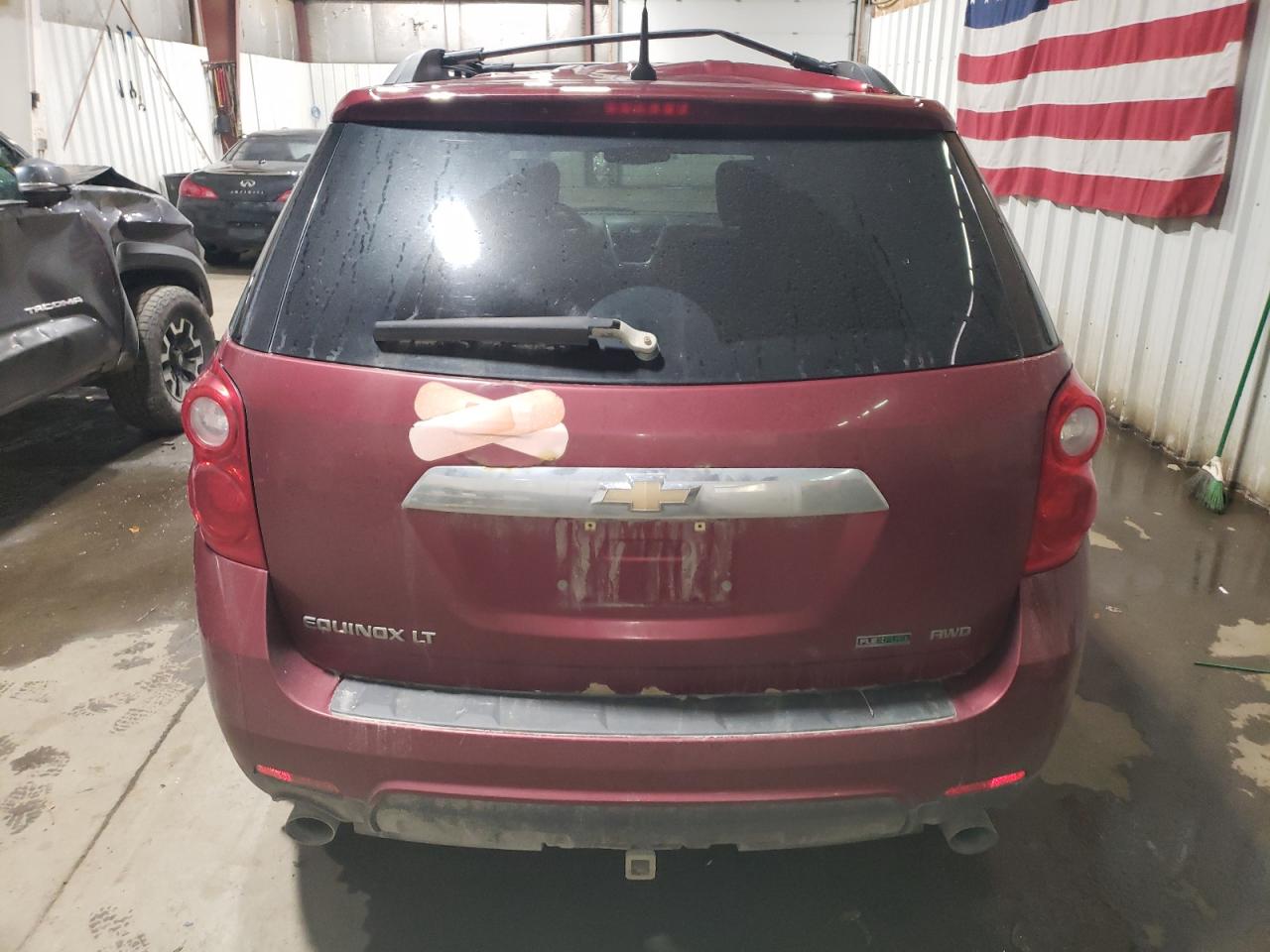 2011 Chevrolet Equinox VIN 2CNFLNE55B6244865 Copart auction photo, all over damage thumbnail 6