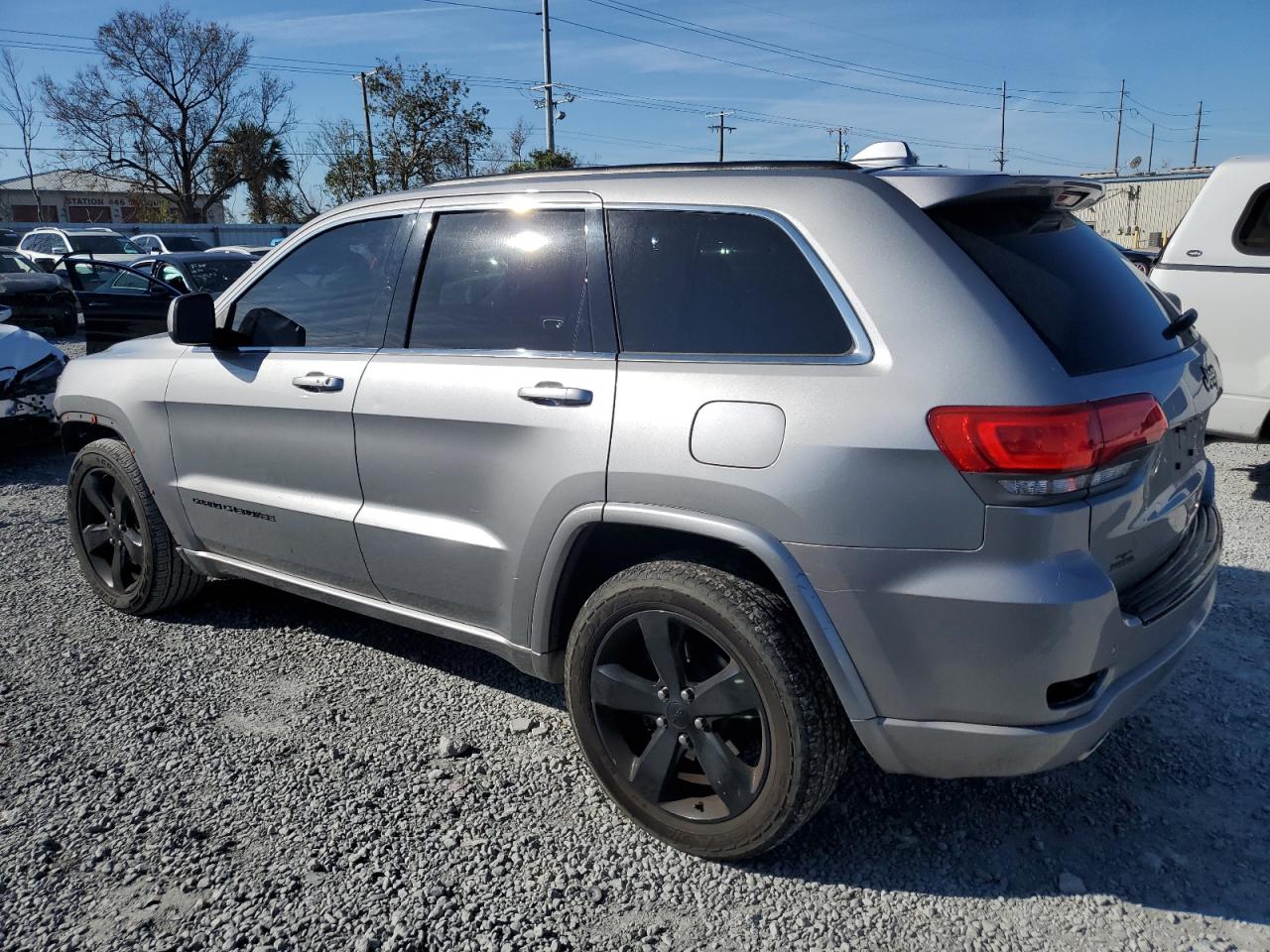 2014 Jeep Grand Cherokee VIN 1C4RJEAG9EC573353 Copart auction photo, front end damage thumbnail 2