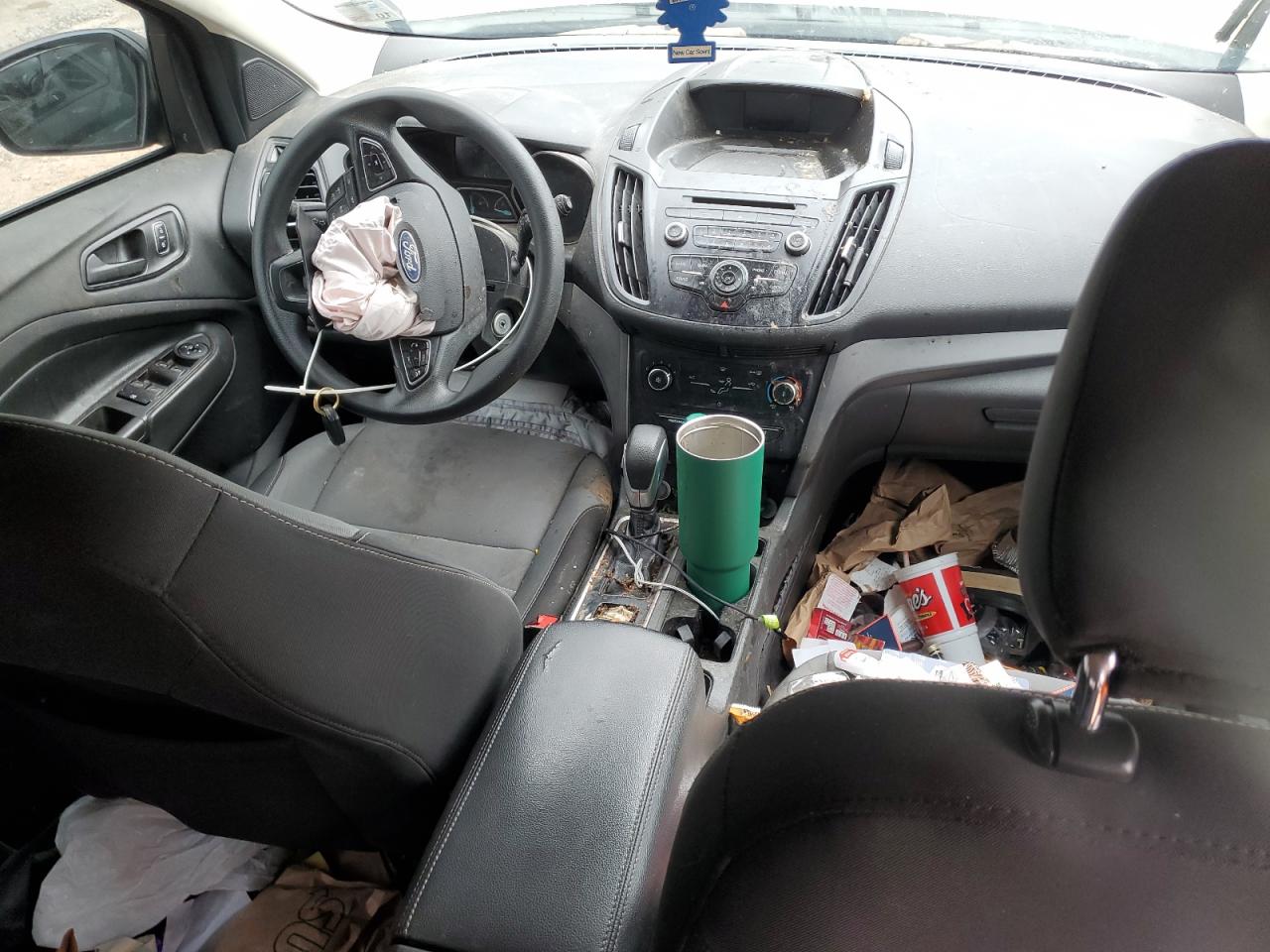 2018 Ford Escape VIN 1FMCU0F78JUB24433 Copart auction photo, front end damage thumbnail 8