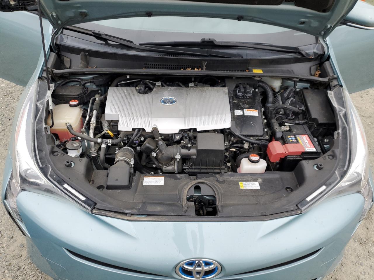 2016 Toyota Prius VIN JTDKBRFU3G3004733 Copart auction photo, rear end damage thumbnail 11