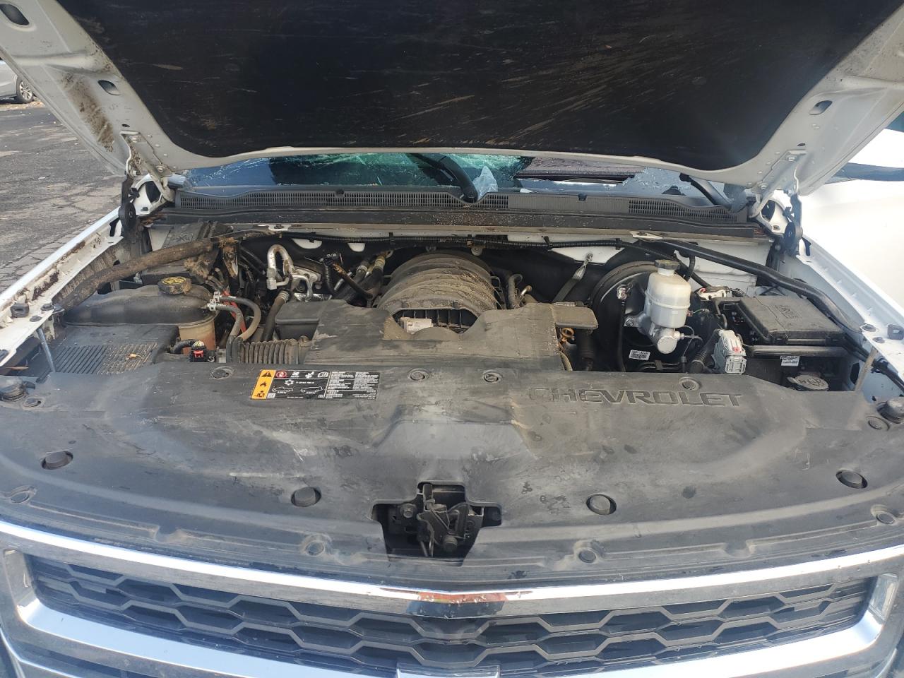 2020 Chevrolet Tahoe VIN 1GNSKBKC2LR129306 Copart auction photo, biohazard/chemical / front end damage thumbnail 13