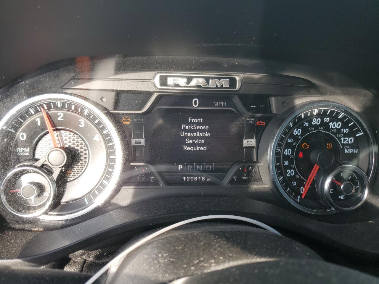 2020 RAM 1500 VIN 1C6SRFFT9LN330916 Copart auction photo, front end / undercarriage damage thumbnail 9