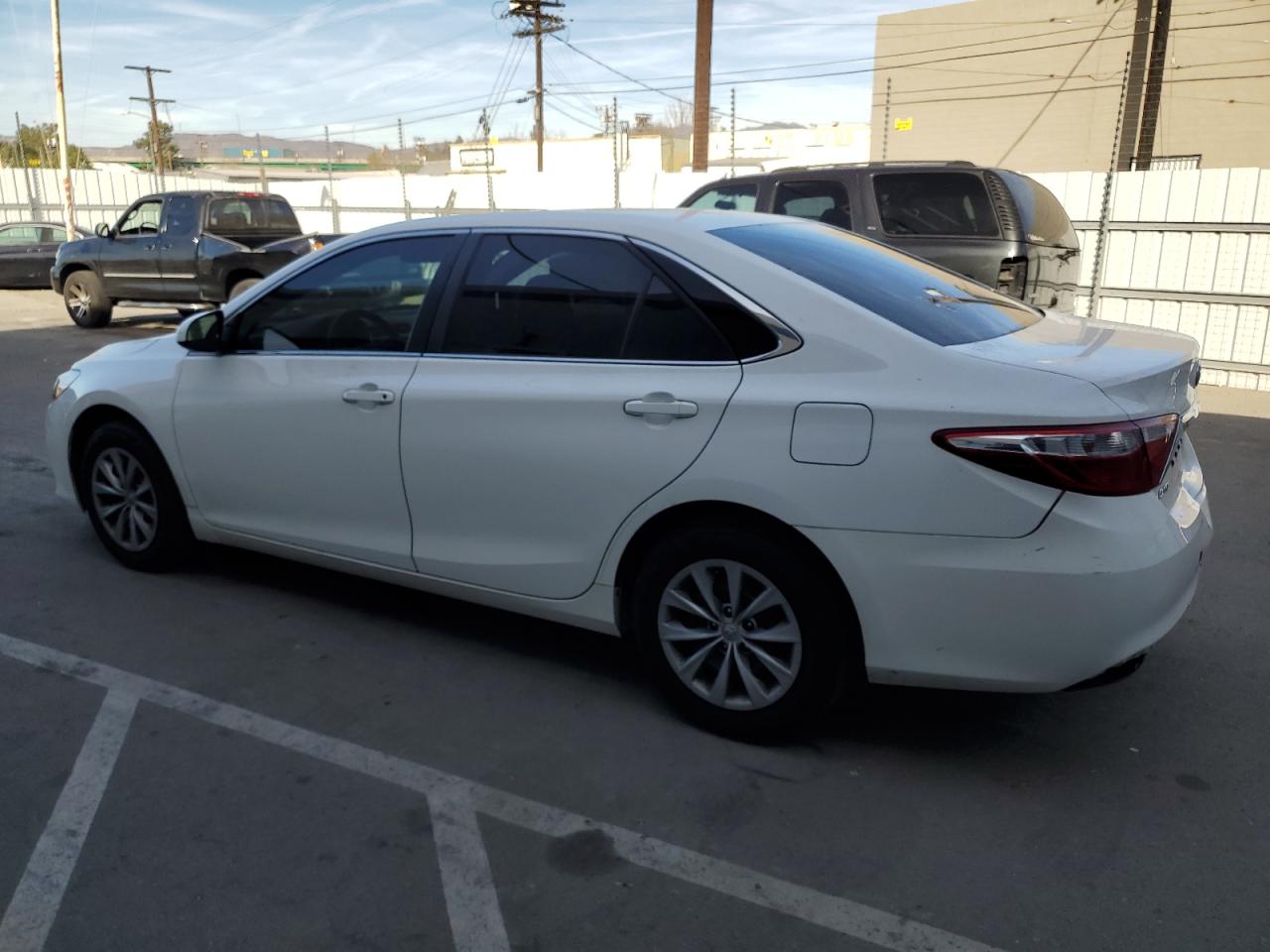 2017 Toyota Camry VIN 4T1BF1FK9HU421110 Copart auction photo, rear end damage thumbnail 2