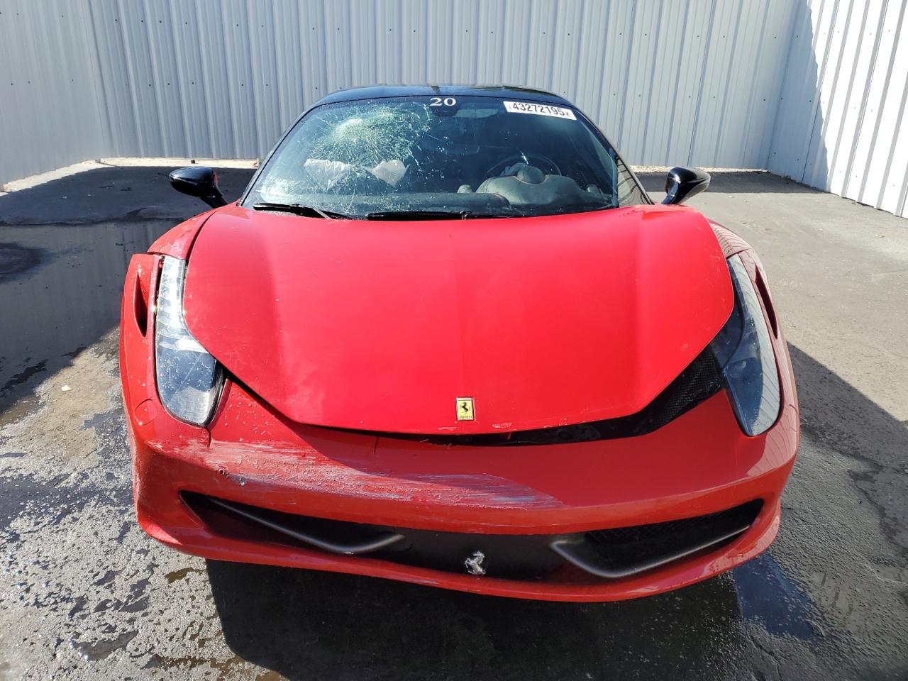 2013 Ferrari 458 VIN ZFF67NFA2D0194914 Copart auction photo, front end / rear end damage thumbnail 5