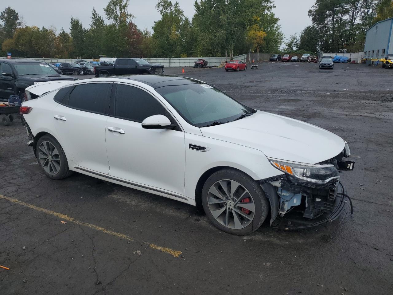 2016 KIA Optima VIN 5XXGV4L21GG045803 Copart auction photo, rear end / front end damage thumbnail 4