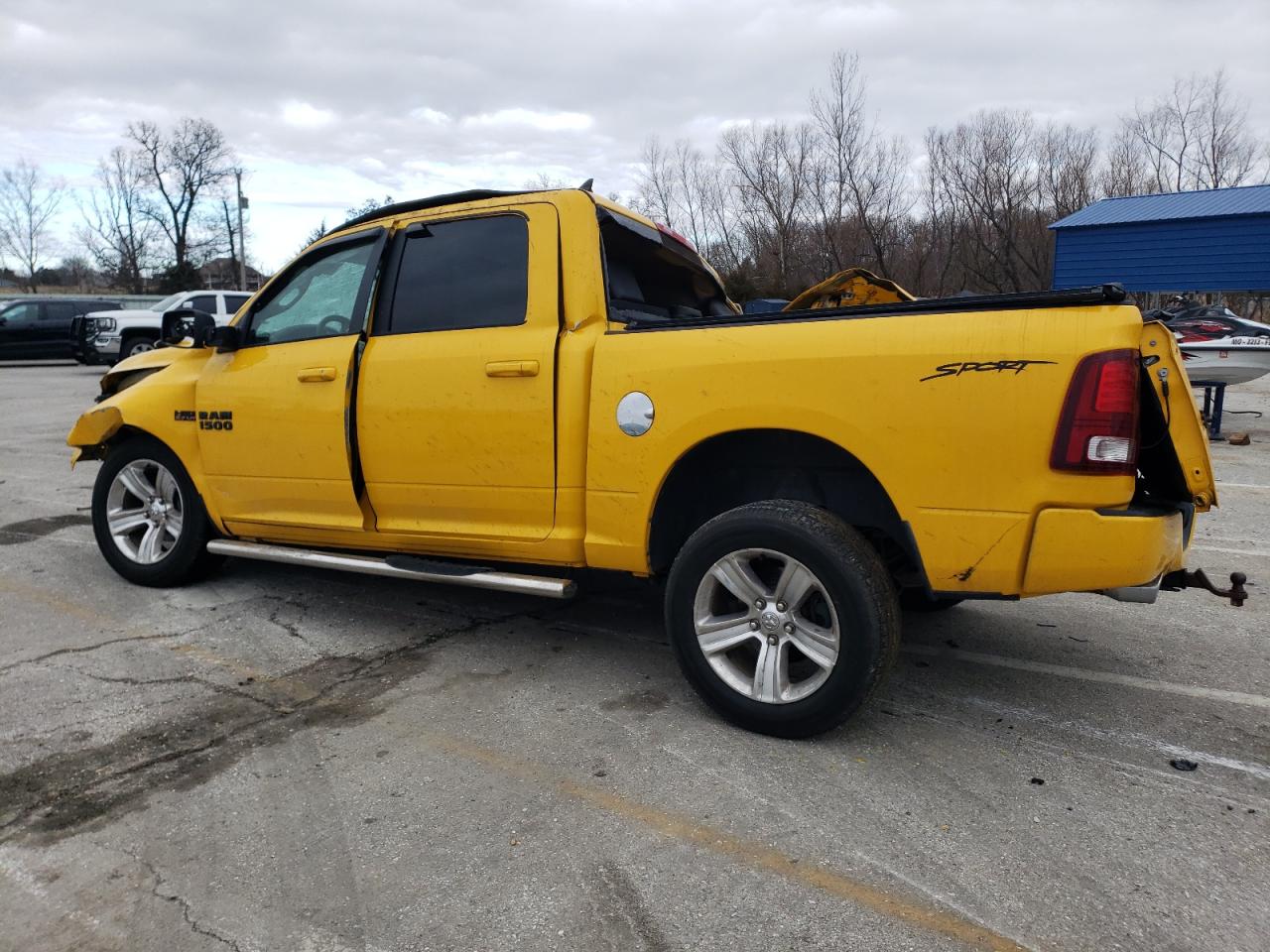 2016 RAM 1500 VIN 1C6RR7MT1GS309993 Copart auction photo, rollover damage thumbnail 2