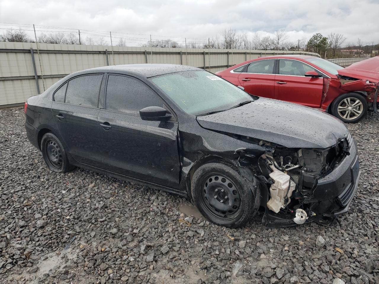 2014 Volkswagen Jetta VIN 3VW2K7AJ8EM386798 Copart auction photo, front end damage thumbnail 4