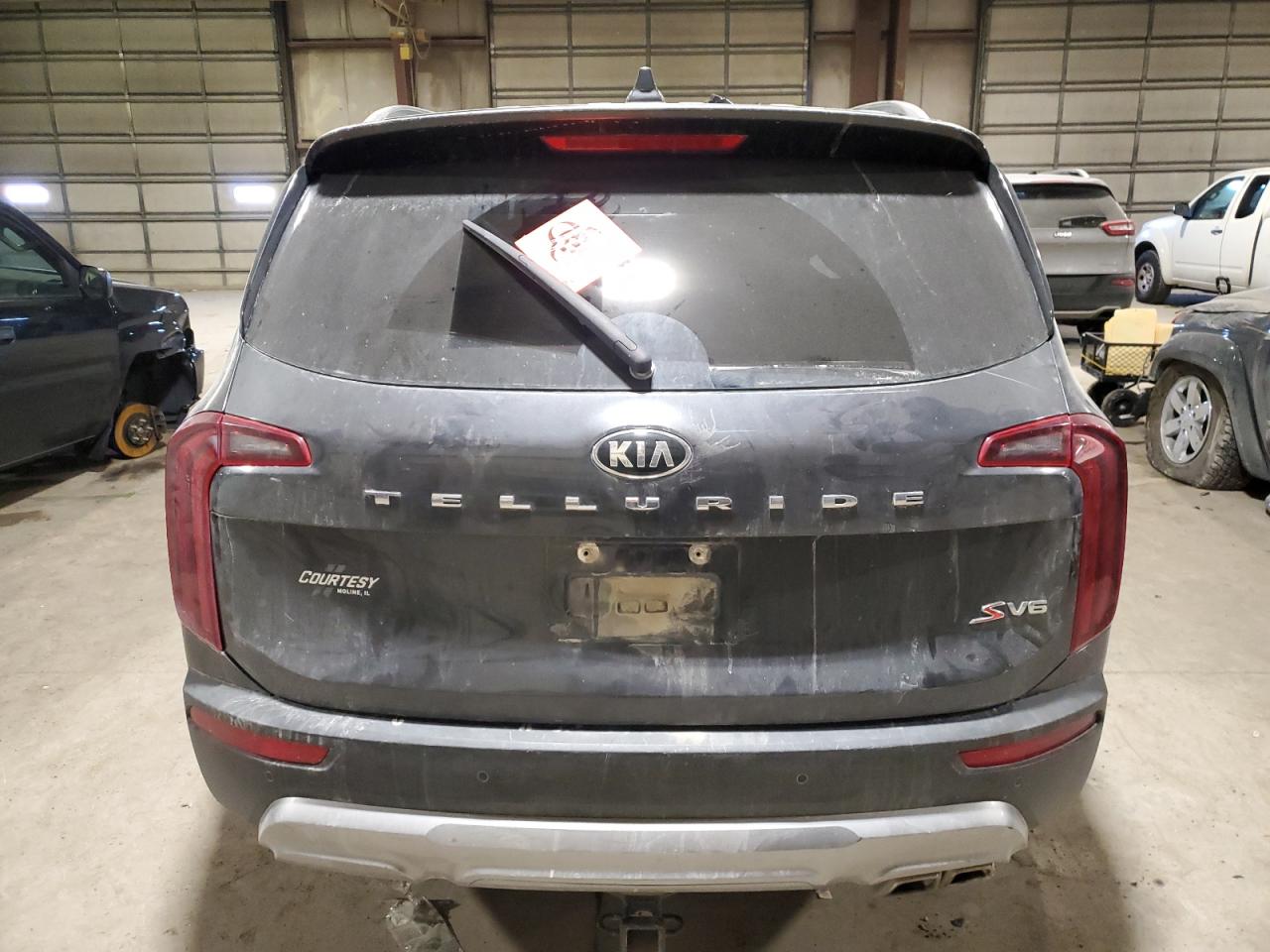 2021 KIA Telluride VIN 5XYP64HCXMG108256 Copart auction photo, all over / undercarriage damage thumbnail 6