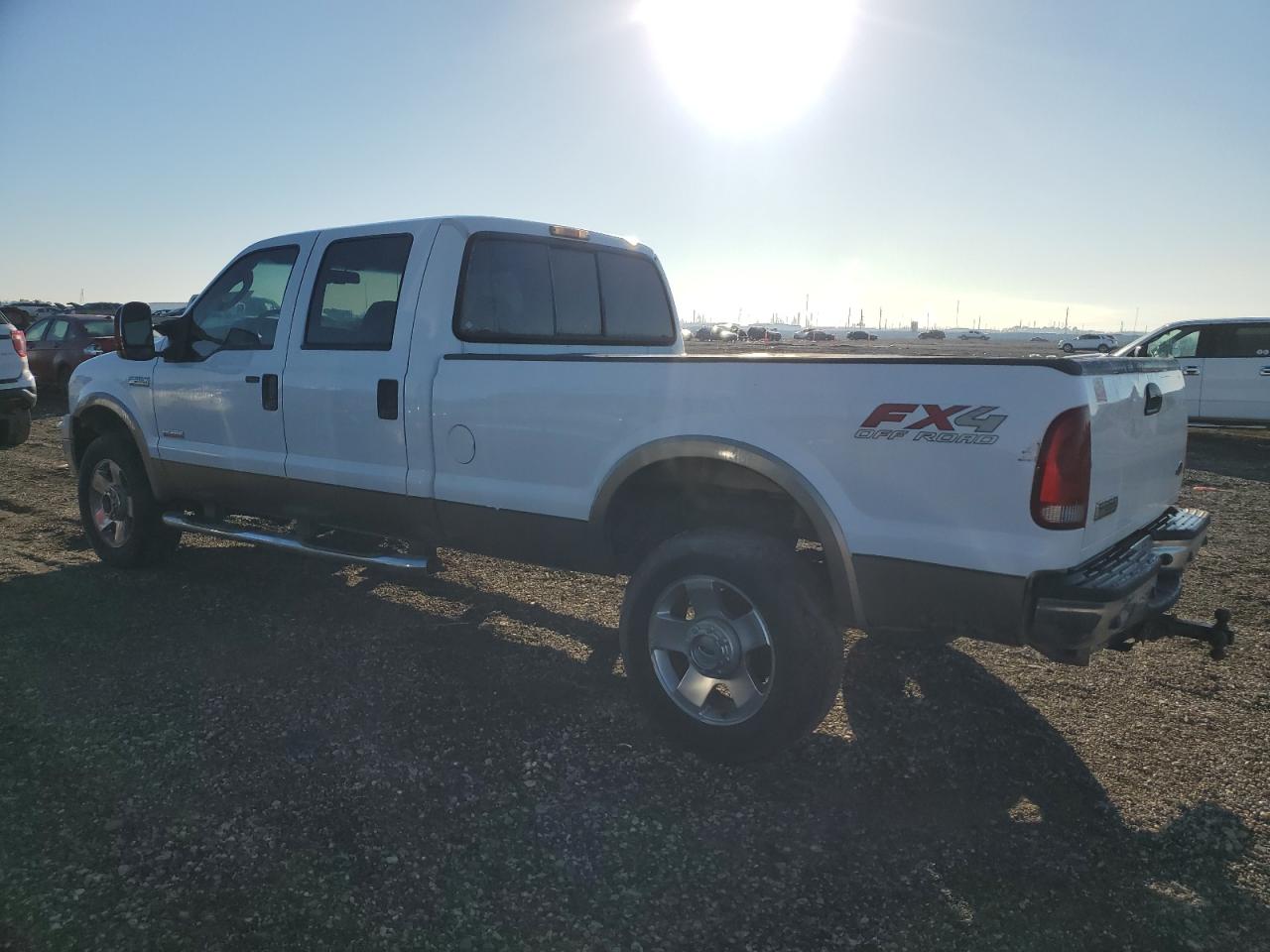 2007 Ford F350 VIN 1FTWW31P07EA05380 Copart auction photo, front end / rear end damage thumbnail 2