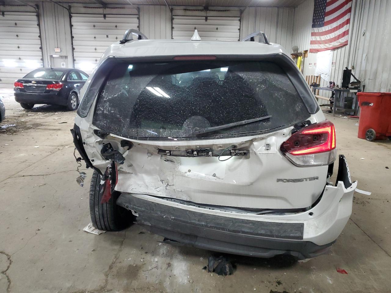 2021 Subaru Forester VIN JF2SKAJC3MH432303 Copart auction photo, rear end / side damage thumbnail 6