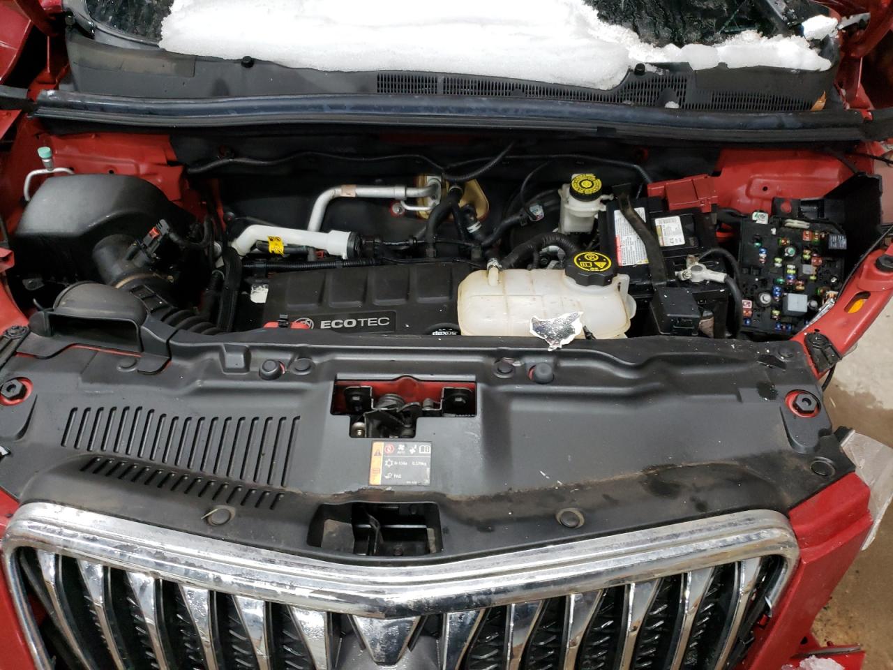 2016 Buick Encore VIN KL4CJESB1GB720633 Copart auction photo, all over / undercarriage damage thumbnail 13