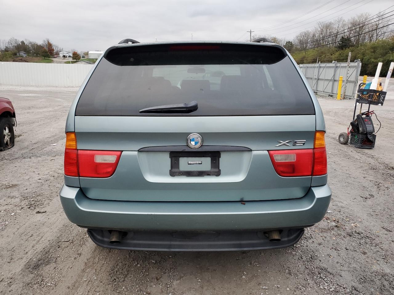 2002 BMW X5 VIN 5UXFA53572LP44156 Copart auction photo, frame damage / front end damage thumbnail 6