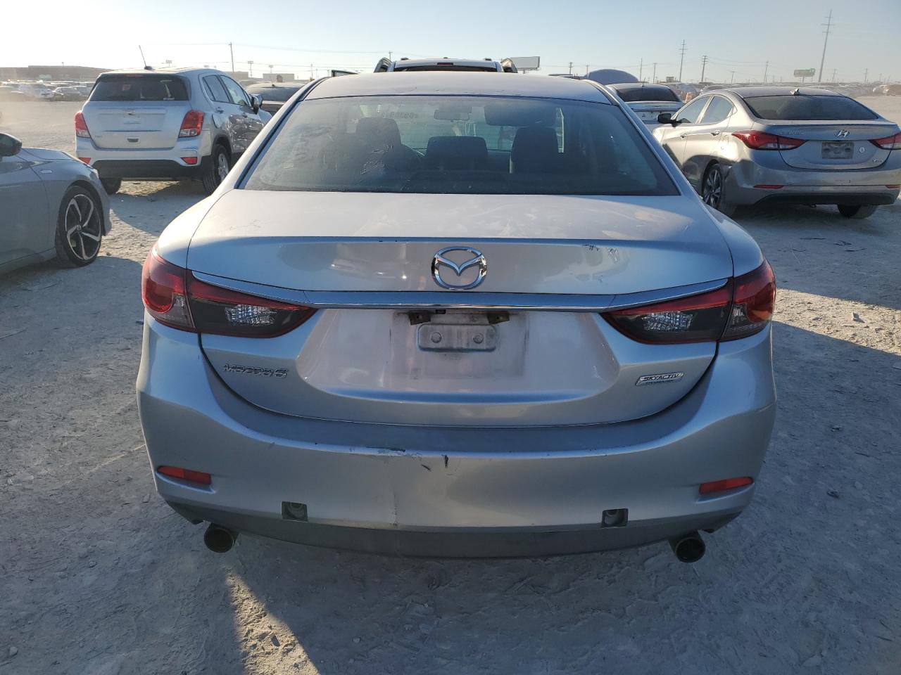 2016 Mazda 6 VIN JM1GJ1U57G1406319 Copart auction photo, undercarriage / side damage thumbnail 6