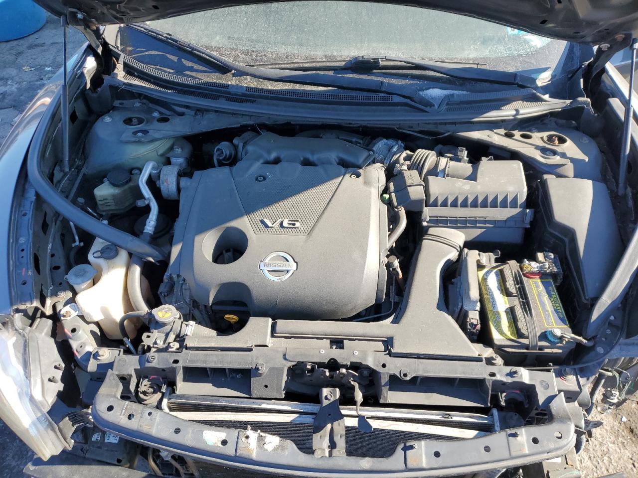2010 Nissan Maxima VIN 1N4AA5AP7AC831883 Copart auction photo, front end damage thumbnail 11