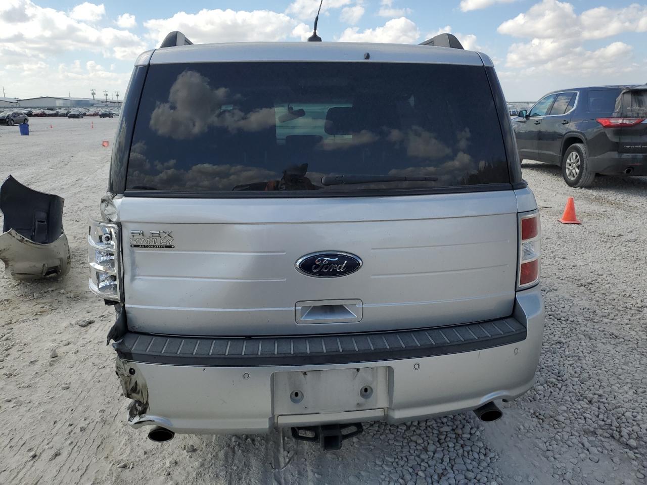 2014 Ford Flex VIN 2FMGK5B83EBD44982 Copart auction photo, front end / all over damage thumbnail 6