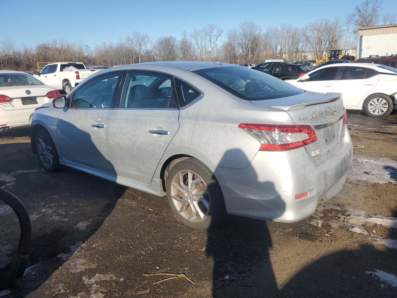 2014 Nissan Sentra VIN 3N1AB7AP2EY282564 Copart auction photo, front end damage thumbnail 2