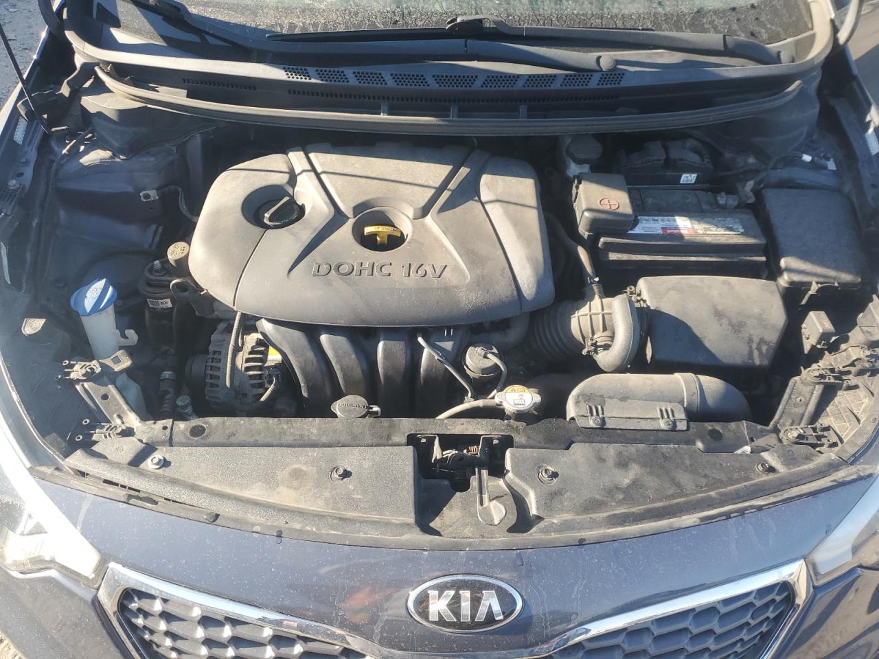 2014 KIA Forte VIN KNAFX4A67E5074474 Copart auction photo, side / minor dent/scratches damage thumbnail 11