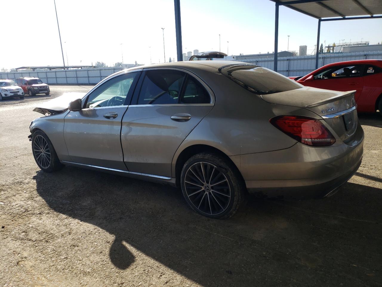 2019 Mercedes-Benz C-klasse VIN 55SWF8DB4KU292340 Copart auction photo, front end damage thumbnail 2