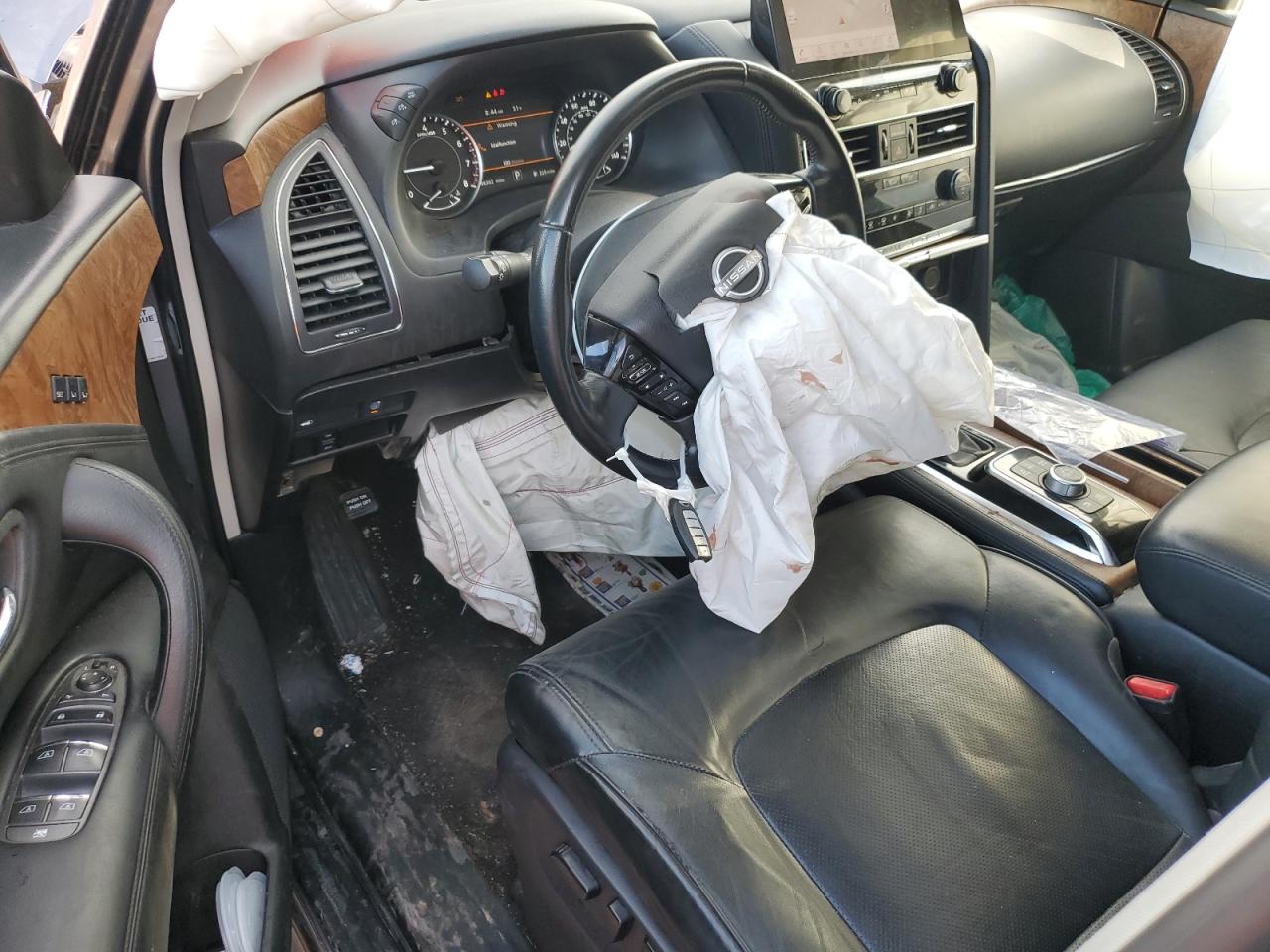 2021 Nissan Armada VIN JN8AY2BA3M9372601 Copart auction photo, front end / rear end damage thumbnail 8