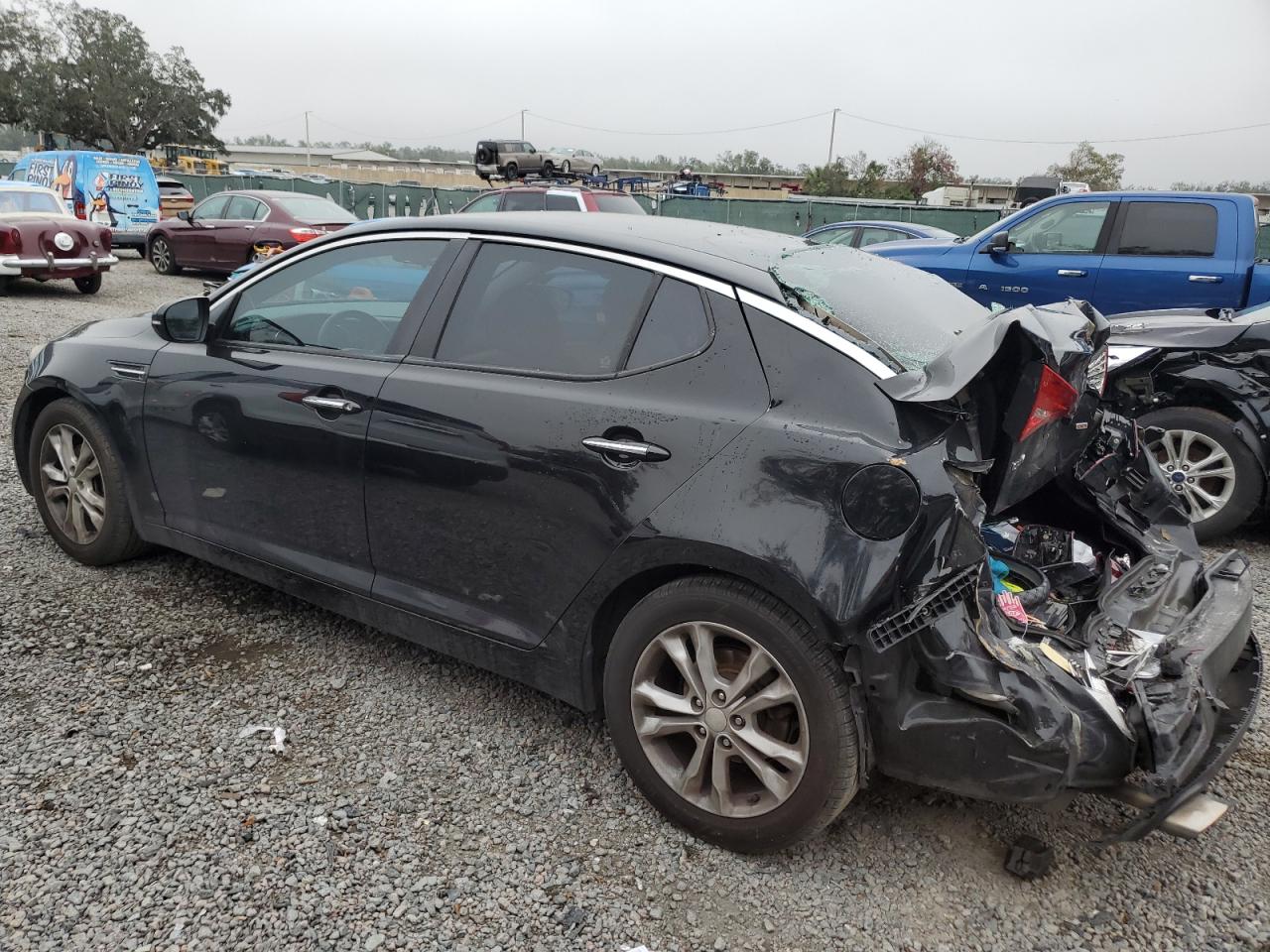2013 KIA Optima VIN 5XXGM4A72DG138214 Copart auction photo, rear end damage thumbnail 2