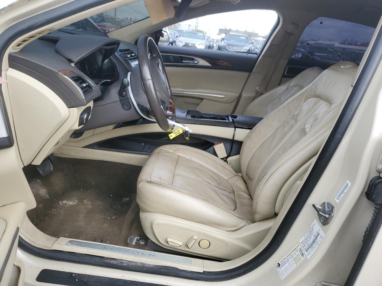 2015 Lincoln MKZ VIN 3LN6L2G90FR602127 Copart auction photo, front end / mechanical damage thumbnail 7