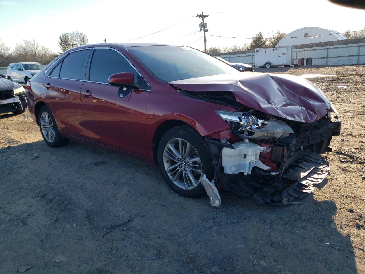 2016 Toyota Camry VIN 4T1BF1FK5GU595741 Copart auction photo, front end damage thumbnail 4