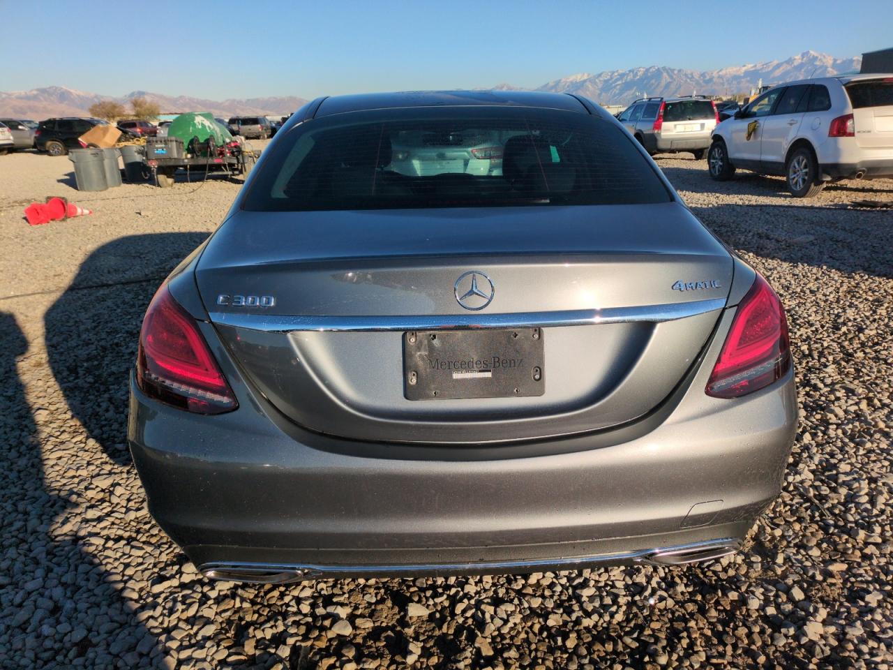2020 Mercedes-Benz C-klasse VIN WDDWF8EB1LR550637 Copart auction photo, rear end damage thumbnail 6
