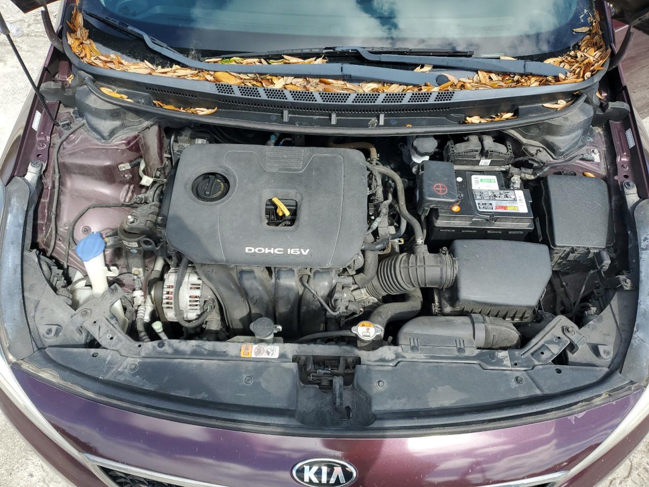 2017 KIA Forte VIN 3KPFK4A75HE053495 Copart auction photo, side damage thumbnail 11