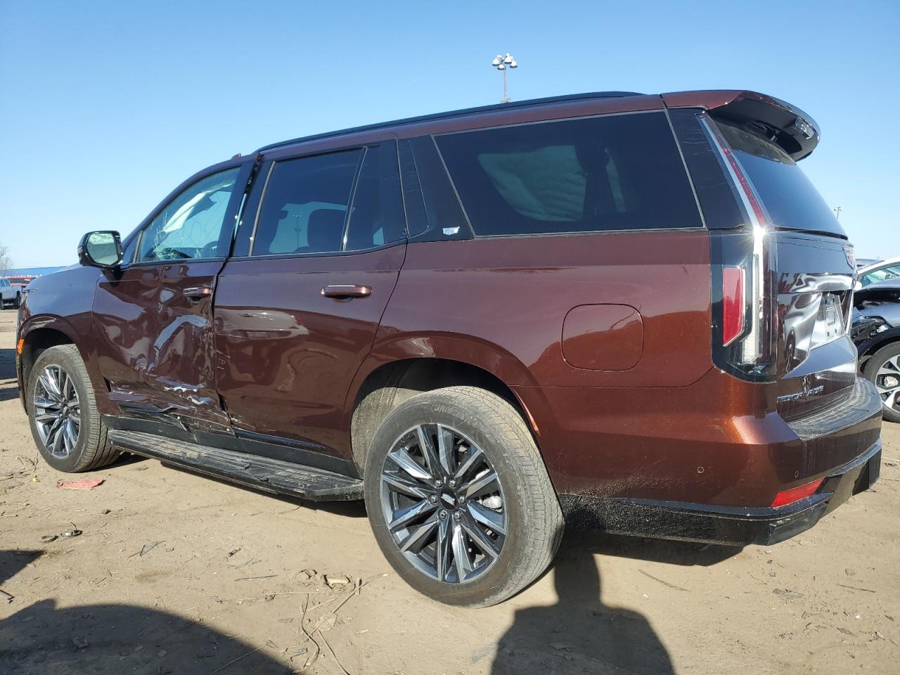 2023 Cadillac Escalade VIN 1GYS4GKL6PR532298 Copart auction photo, side damage thumbnail 2