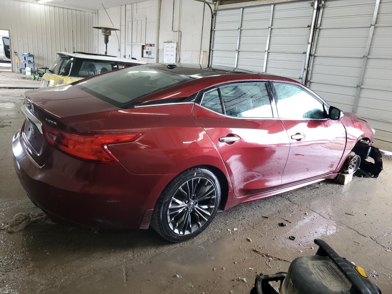 2016 Nissan Maxima VIN 1N4AA6AP7GC399469 Copart auction photo, front end / side damage thumbnail 3