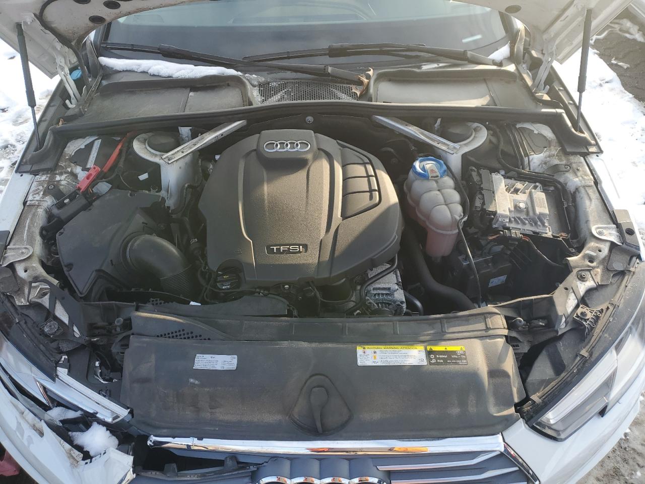 2018 Audi A4 VIN WAUDNAF44JA114093 Copart auction photo, front end damage thumbnail 11