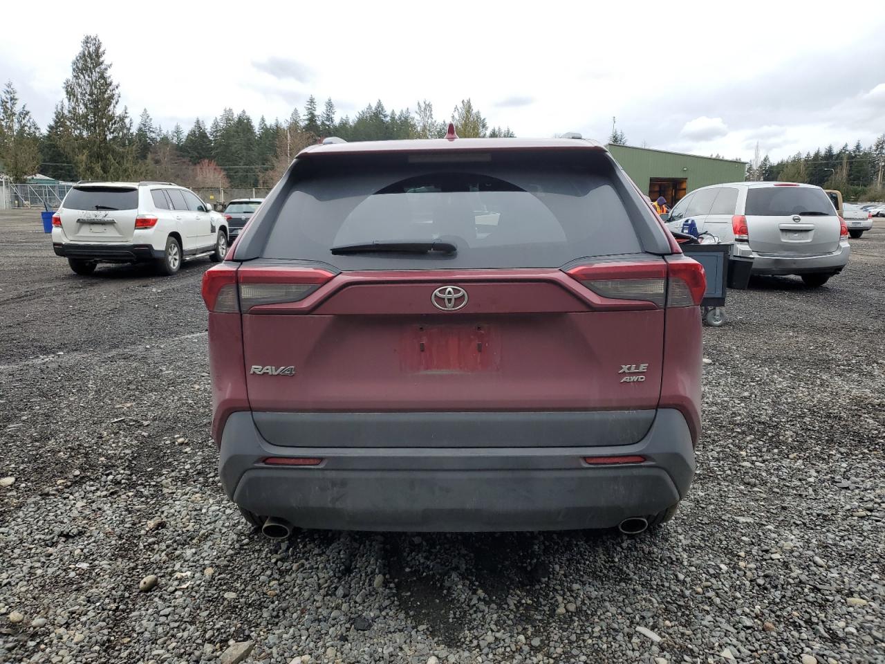 2019 Toyota RAV 4 VIN 2T3P1RFV0KC022924 Copart auction photo, front end damage thumbnail 6