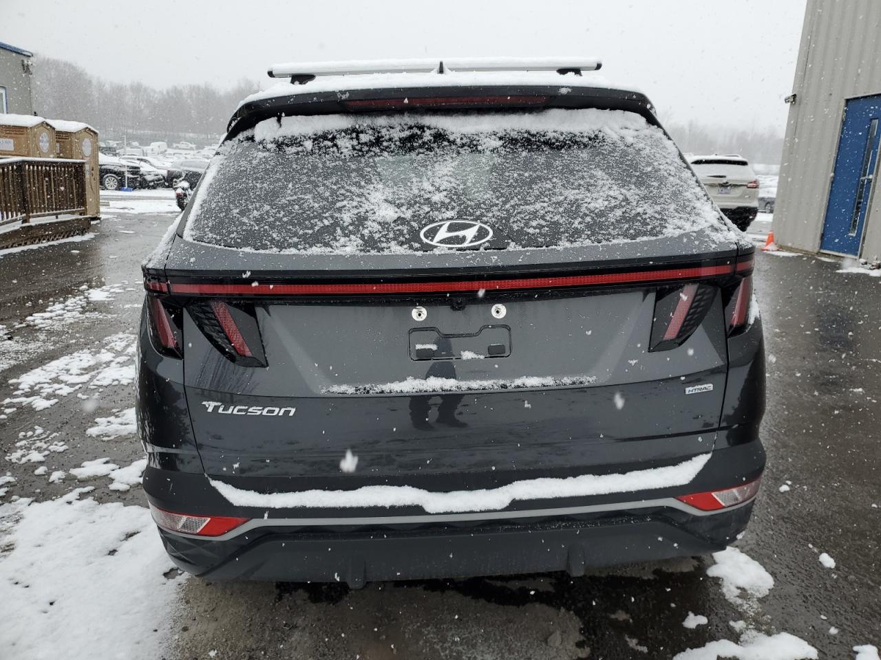 2022 Hyundai Tucson VIN 5NMJBCAE7NH079202 Copart auction photo, front end / side damage thumbnail 6