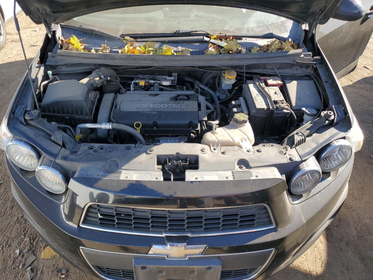 2012 Chevrolet Sonic VIN 1G1JD6SH7C4158050 Copart auction photo, mechanical damage thumbnail 12