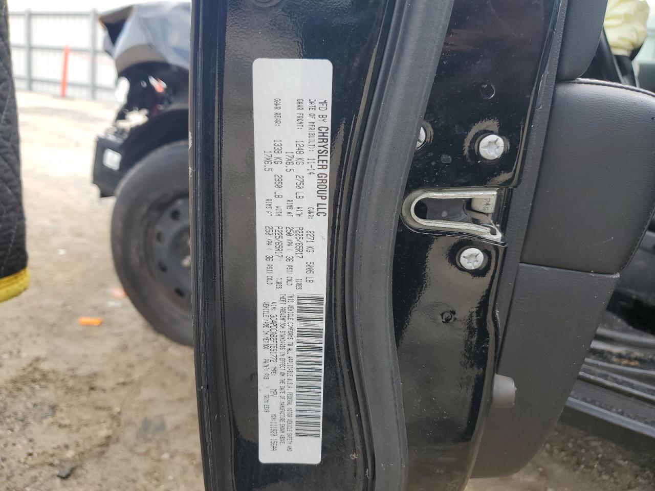 2015 Dodge Journey VIN 3C4PDCAB2FT591772 Copart auction photo, front end / minor dent/scratches damage thumbnail 15