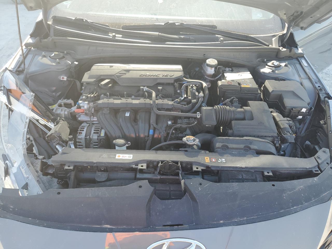 2021 Hyundai Elantra VIN KMHLS4AG0MU121230 Copart auction photo, front end / minor dent/scratches damage thumbnail 12