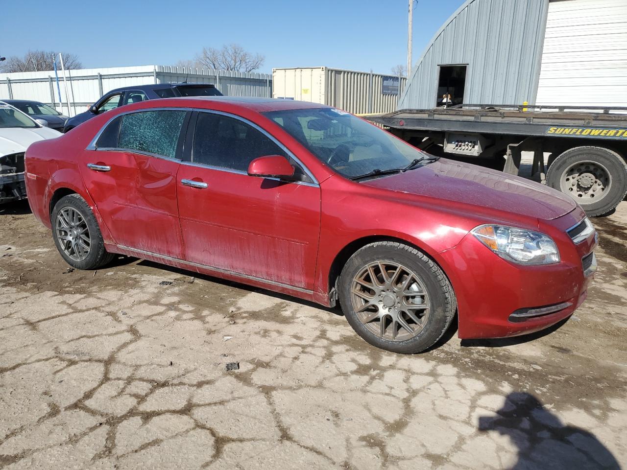 2012 Chevrolet Malibu VIN 1G1ZD5E00CF337621 Copart auction photo, side damage thumbnail 4