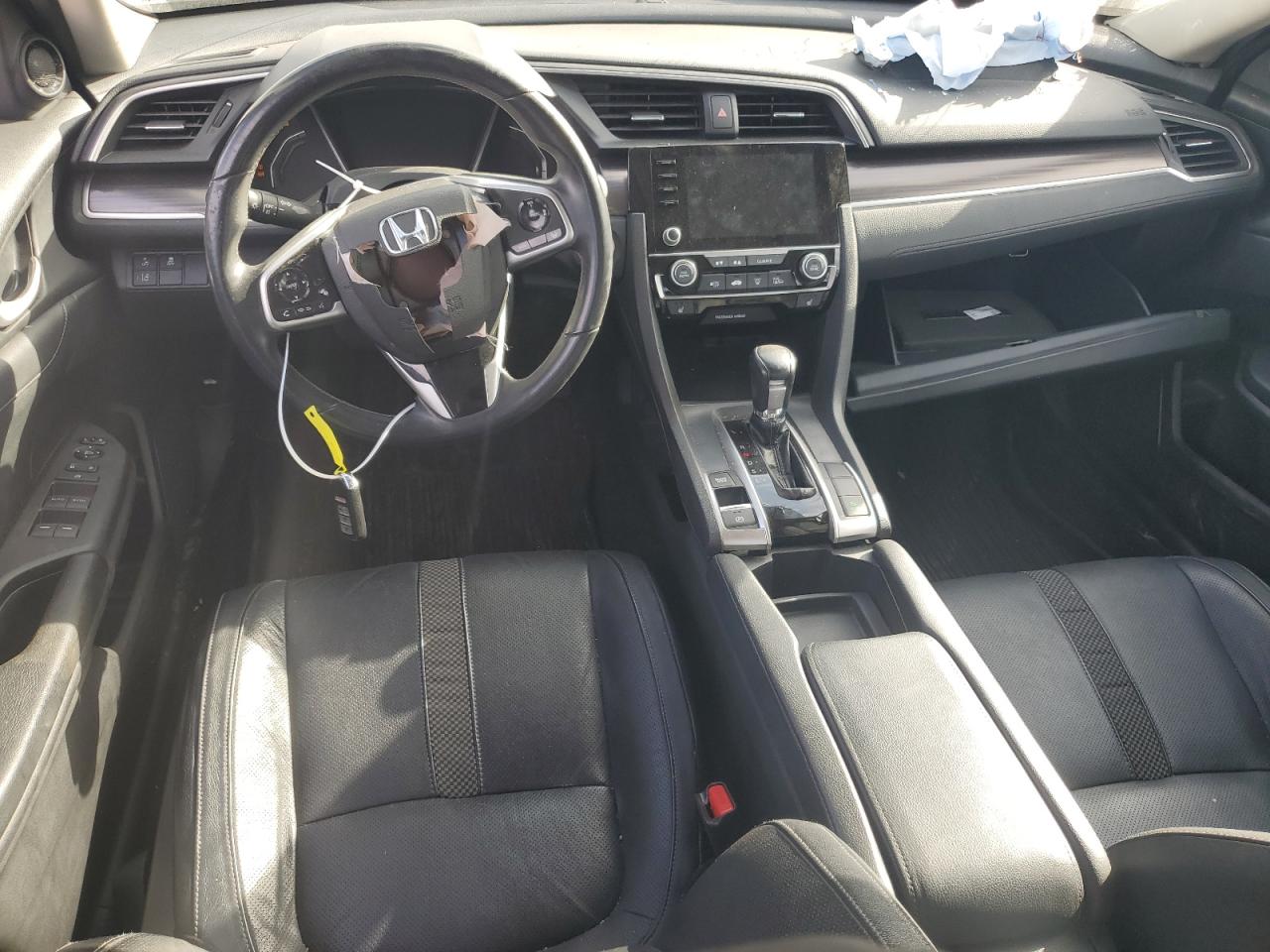 2020 Honda Civic VIN 19XFC1F77LE006935 Copart auction photo, front end damage thumbnail 8