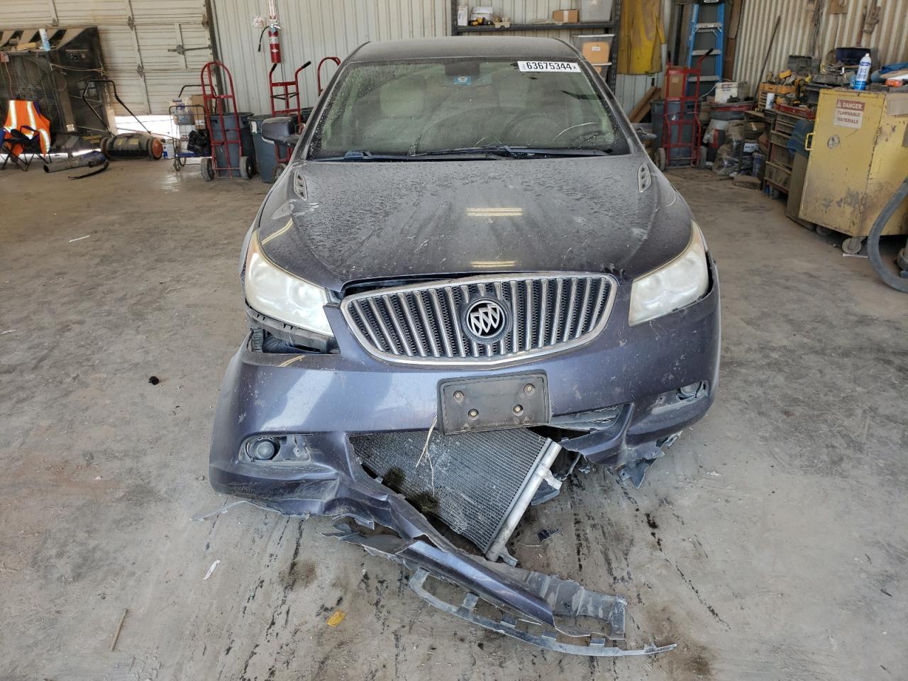 2013 Buick LaCrosse VIN 1G4GC5ER5DF163168 Copart auction photo, front end / minor dent/scratches damage thumbnail 5