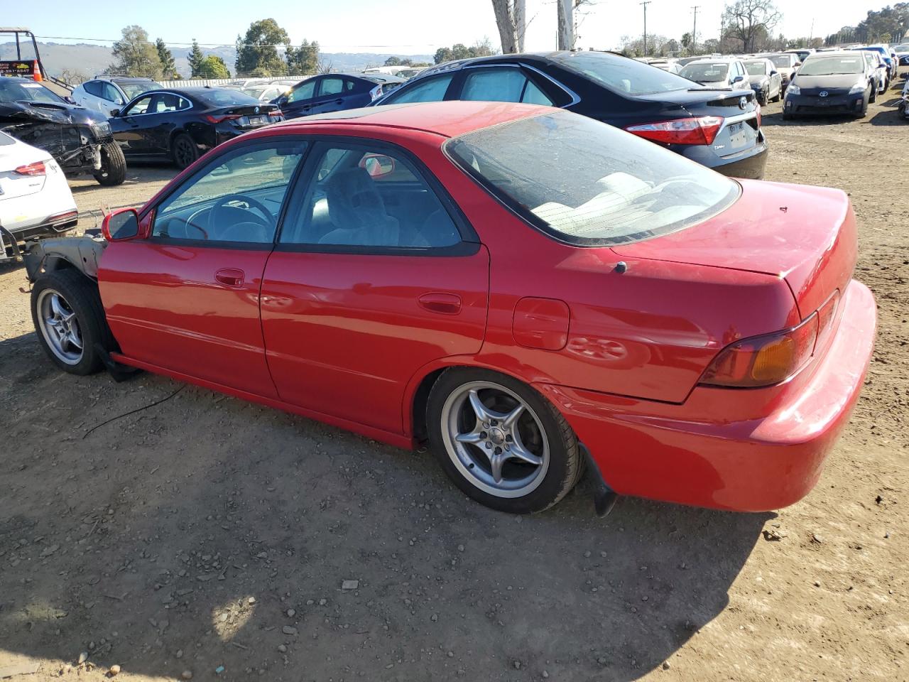 1996 Acura Integra VIN JH4DB7554TS003693 Copart auction photo, vandalism / stripped damage thumbnail 2