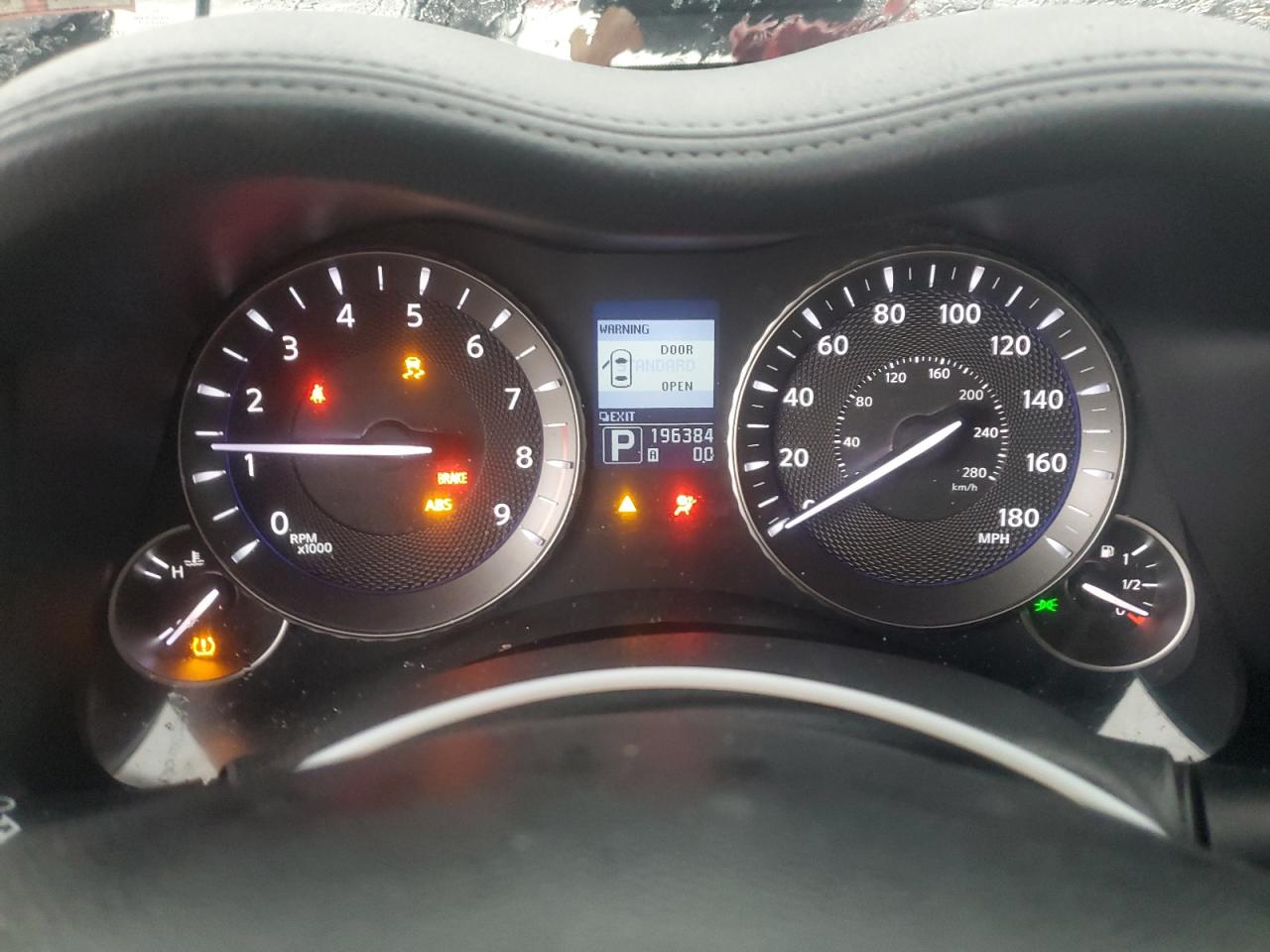 2012 Infiniti M VIN JN1BY1AR2CM392337 Copart auction photo, front end / undercarriage damage thumbnail 9