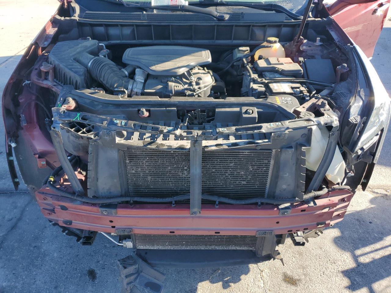 2017 Cadillac XT5 VIN 1GYKNFRS5HZ111467 Copart auction photo, front end damage thumbnail 13