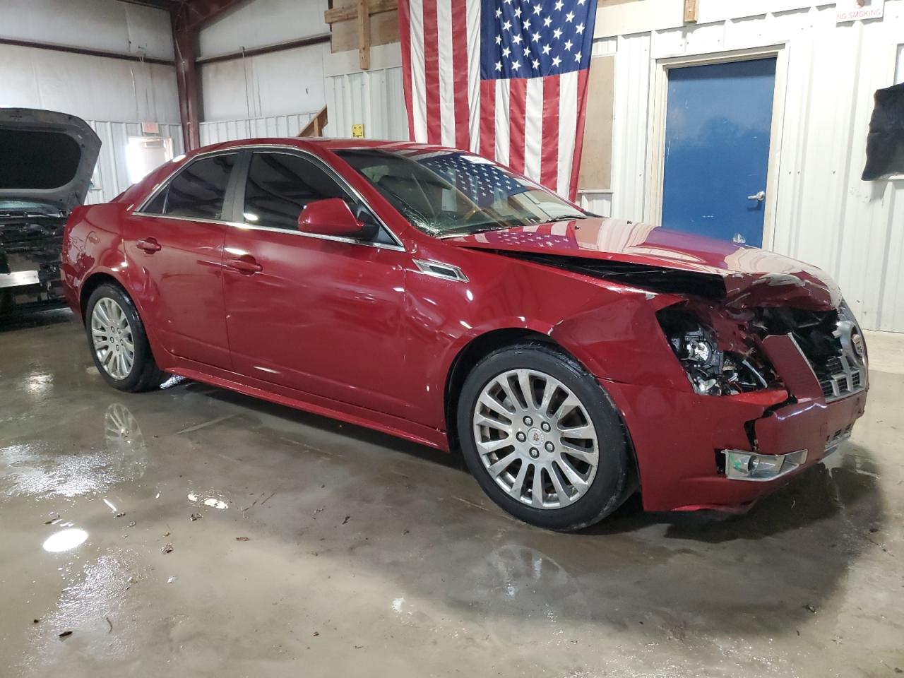 2013 Cadillac CTS VIN 1G6DP5E37D0165517 Copart auction photo, front end / rear end damage thumbnail 4