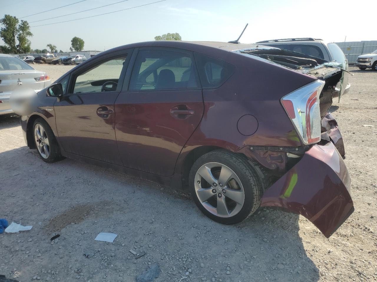 2013 Toyota Prius VIN JTDKN3DU3D5593936 Copart auction photo, rear end / minor dent/scratches damage thumbnail 2