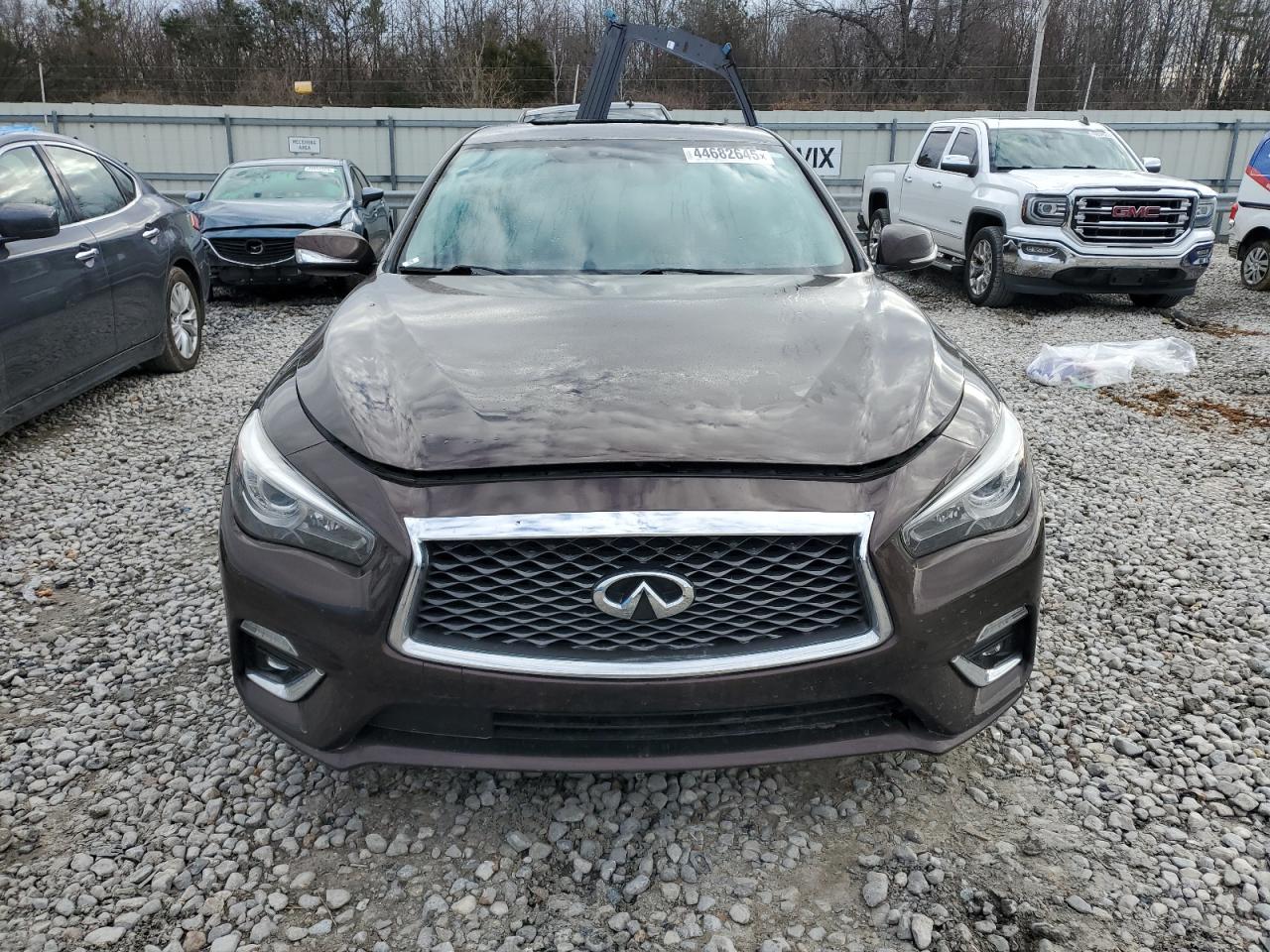 2020 Infiniti Q50 VIN JN1EV7AR4LM251228 Copart auction photo, vandalism damage thumbnail 5