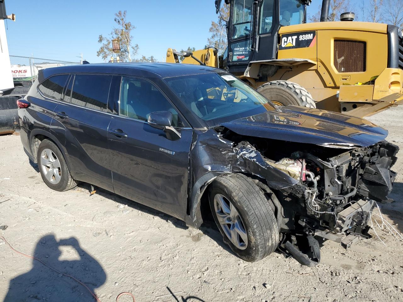 2020 Toyota Highlander VIN 5TDZARAH3LS501575 Copart auction photo, front end damage thumbnail 4