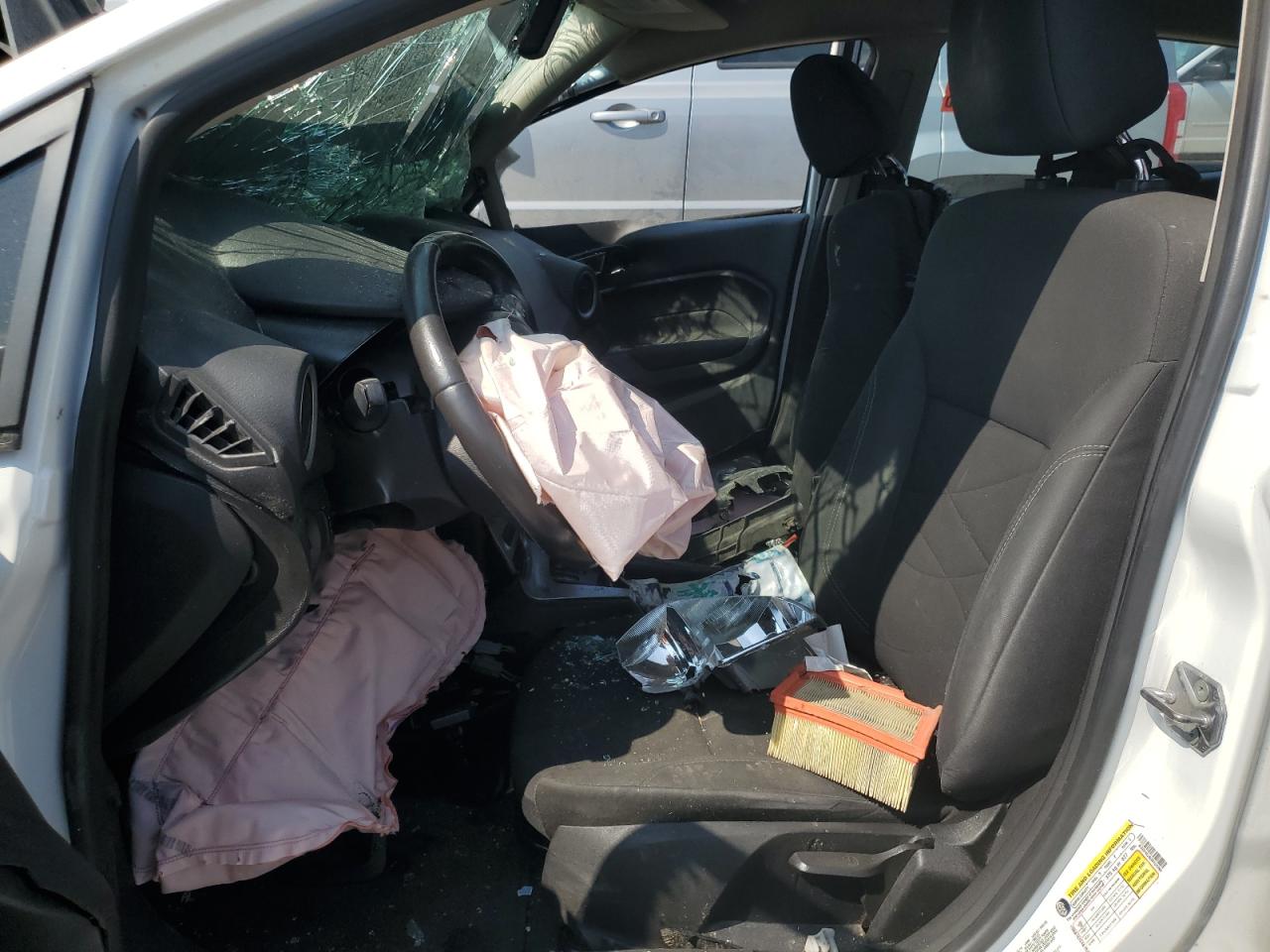 2016 Ford Fiesta VIN 3FADP4EJ6GM155090 Copart auction photo, all over / undercarriage damage thumbnail 7