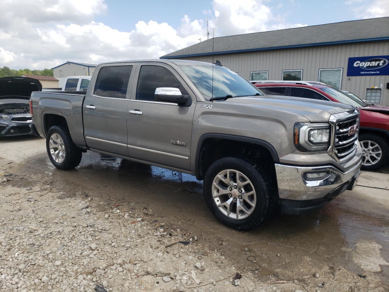 2017 GMC Sierra VIN 3GTU2NEC7HG309287 Copart auction photo, side damage thumbnail 4